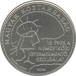 50 forintos Gyermekmentő érme