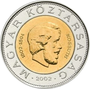 100 forintos Kossuth Lajos érme