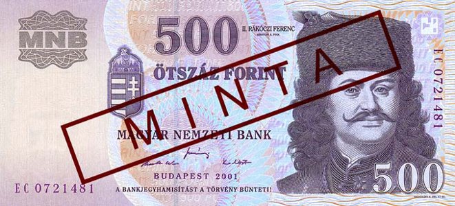 500 forintos
